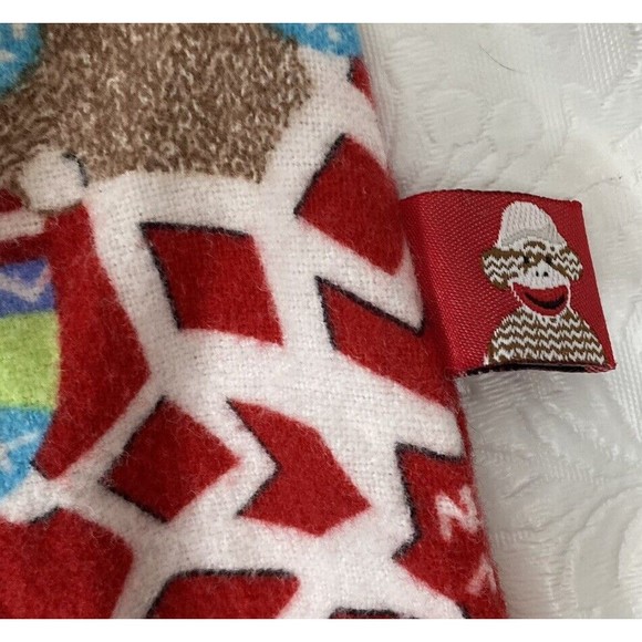 Nick & Nora Sz Medium Sock Monkey Sleep Shirt - Picture 6 of 9
